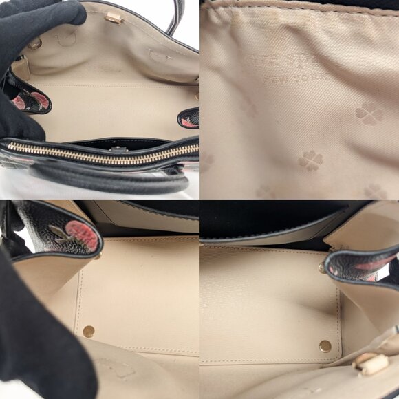 KATE SPADE New York Knott Ditsy Rose Leather Satchel Crossbody - Picture 12 of 16